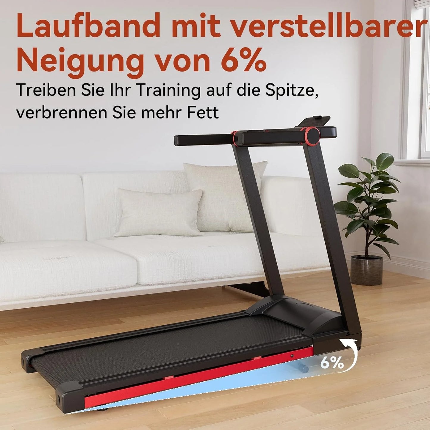 Foldable Treadmill  Adjustable