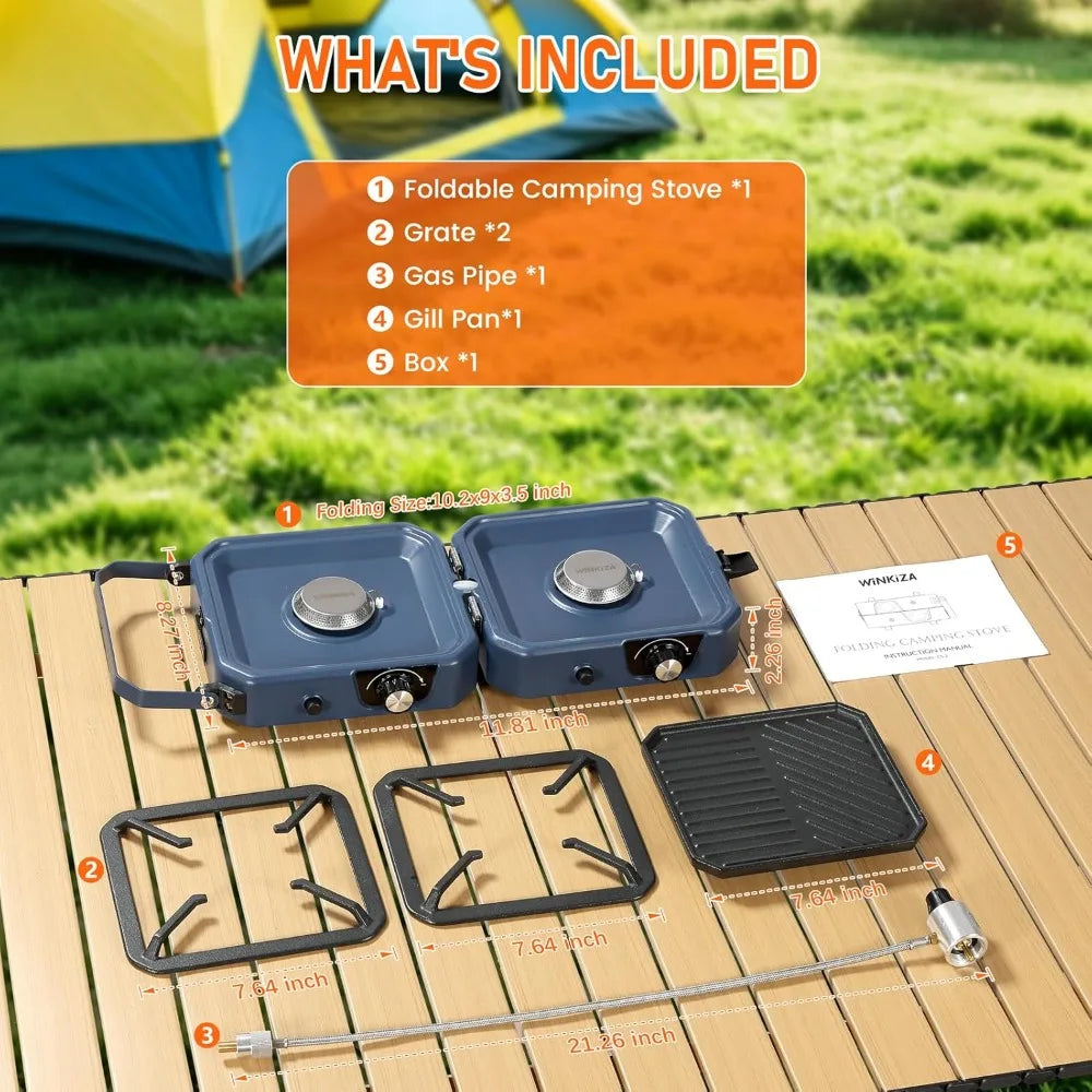Portable Folding Camp Stove 24000BTU