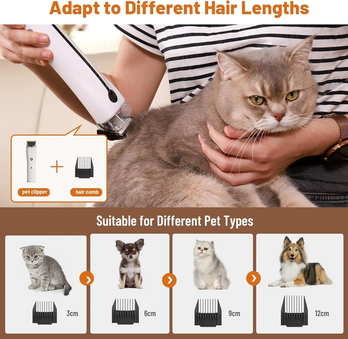 Pet Grooming Hair Vacuum