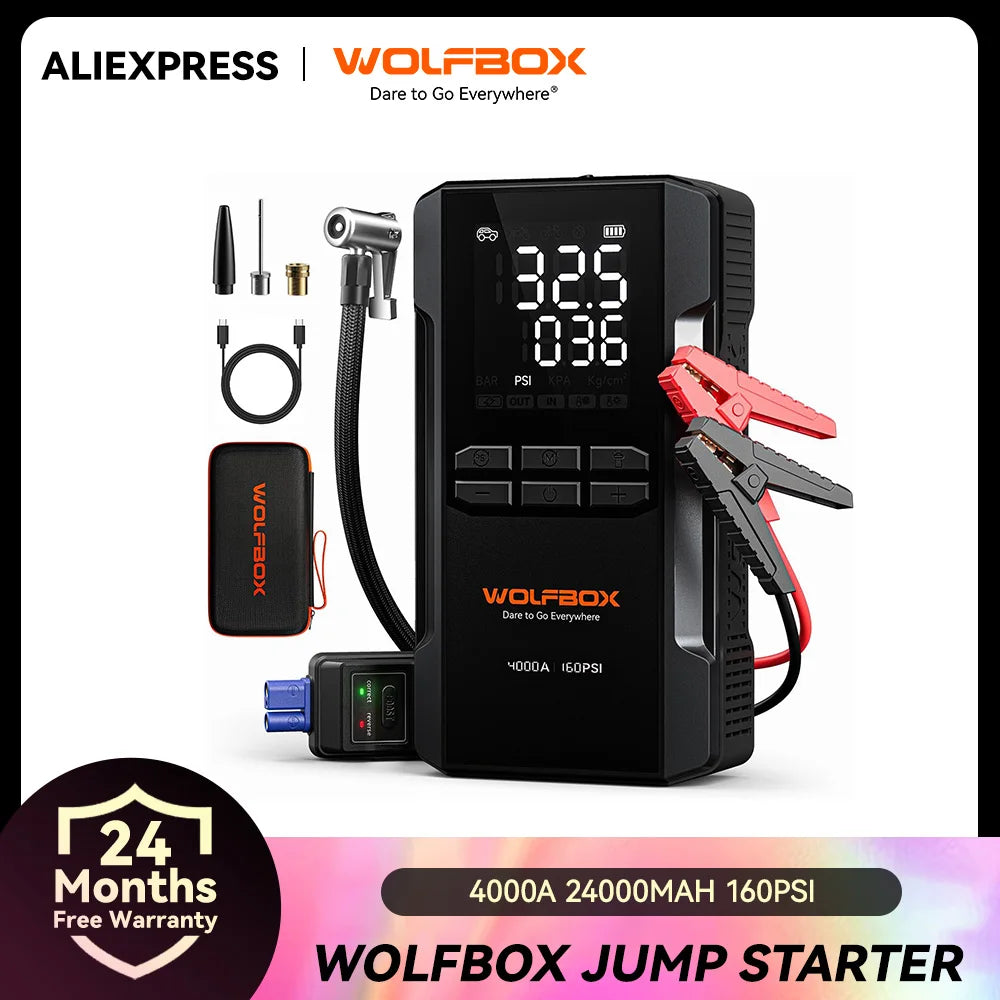 4000A Jump Starter/Air Compressor