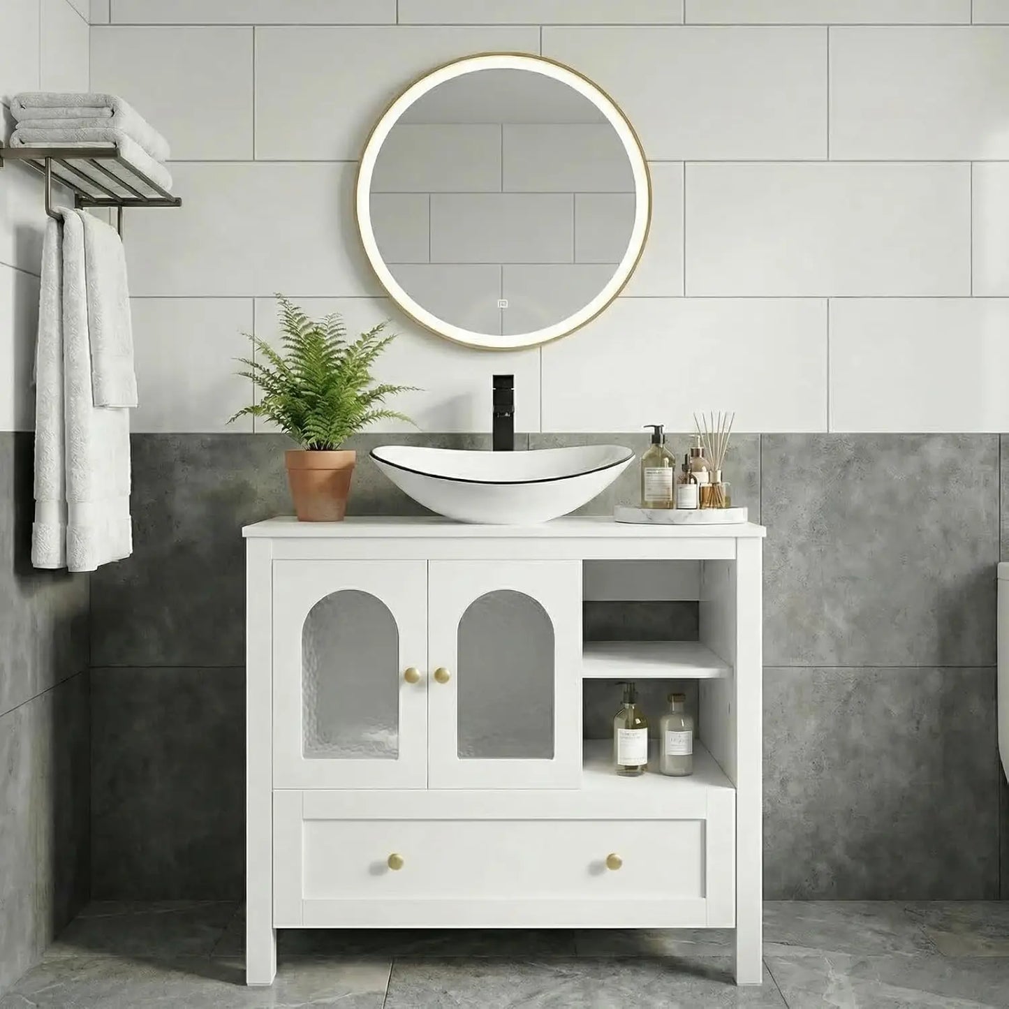 36"  Bathroom Vanity with Sink