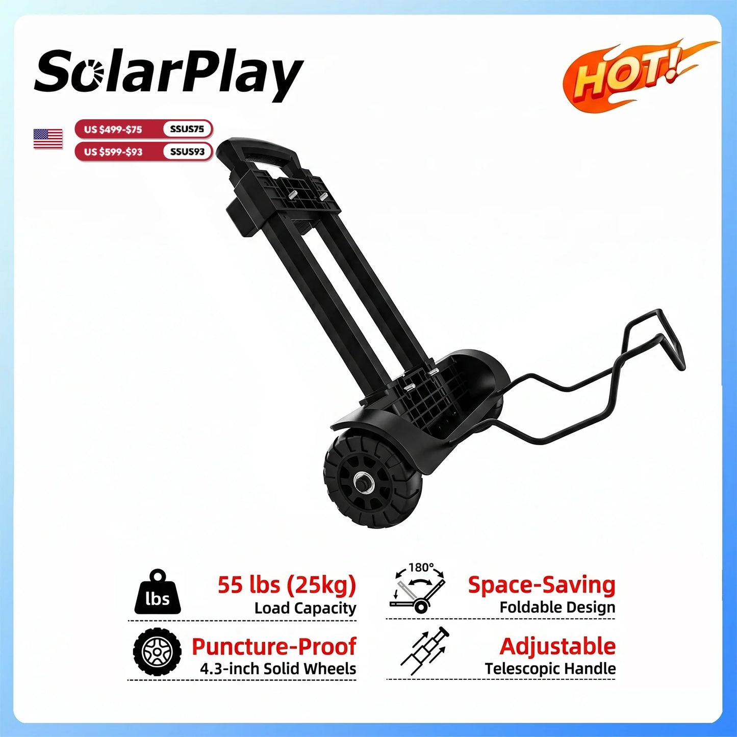 2160Wh LiFePO4 Solar Generator, 2400W