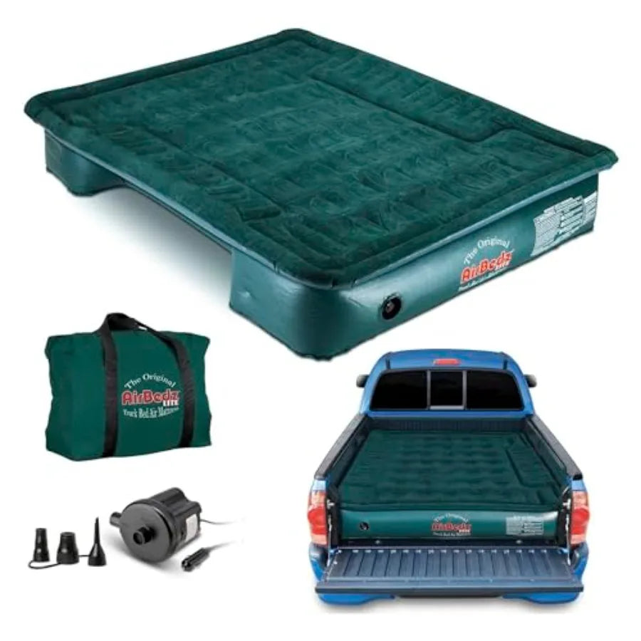 Truck bed air mattress with Pump