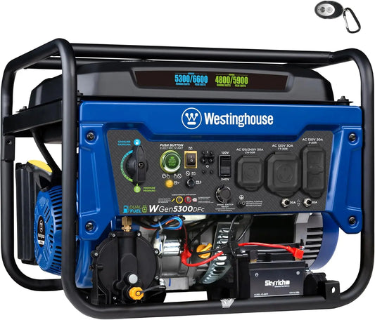 6600 Watt Dual Fuel Home Backup Generator