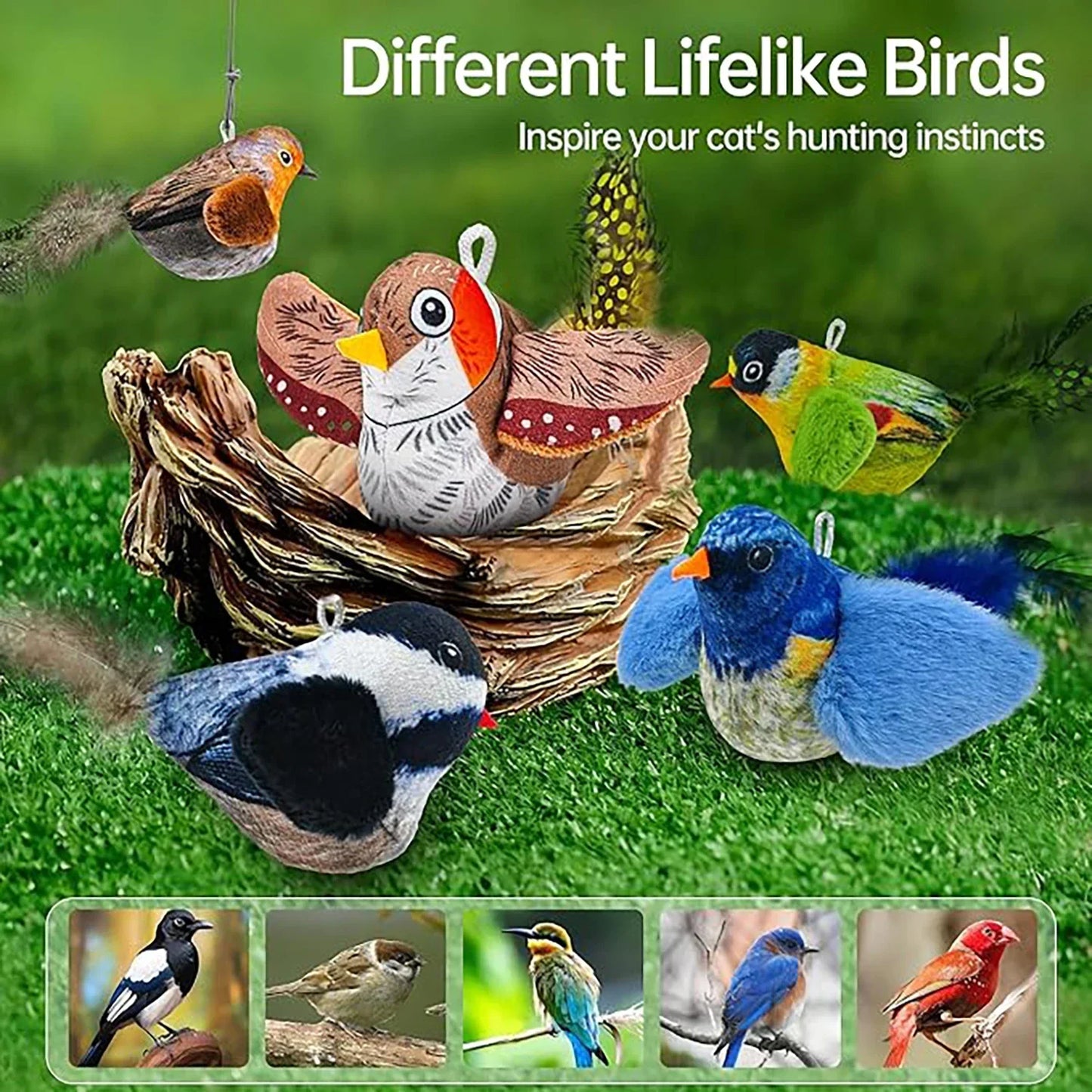 Indoor Interactive Birds Toy