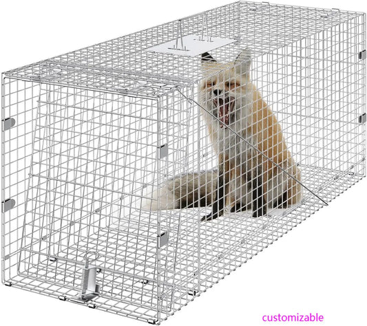 Humane Animal Cage Trap, 42" x 16" x 18"