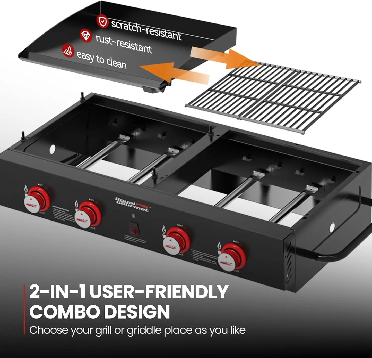 4 - Burner Tailgater Grill and Griddle