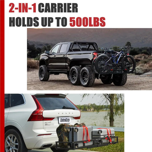 Hitch-Mount Bike Rack for Ebike Heavy-Duty