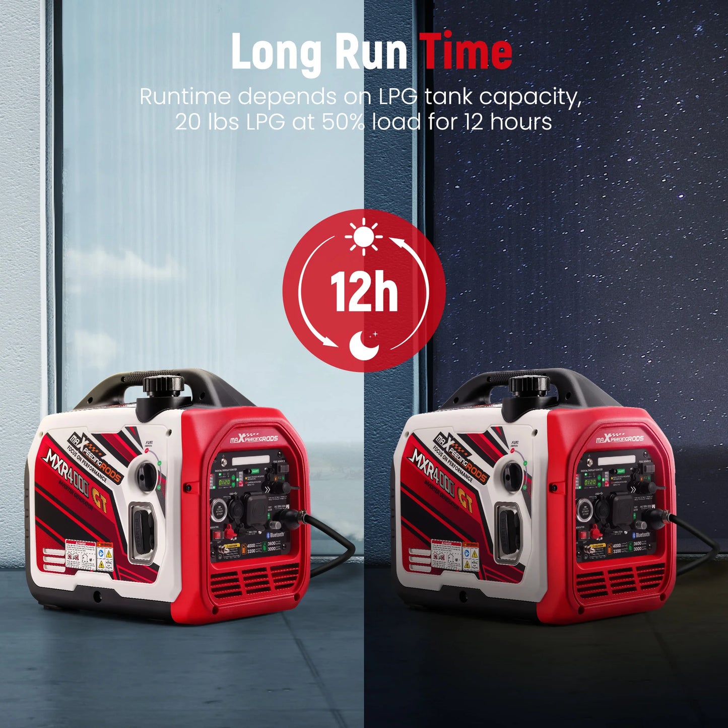 4KW Portable Dual Fuel Generator Inverter