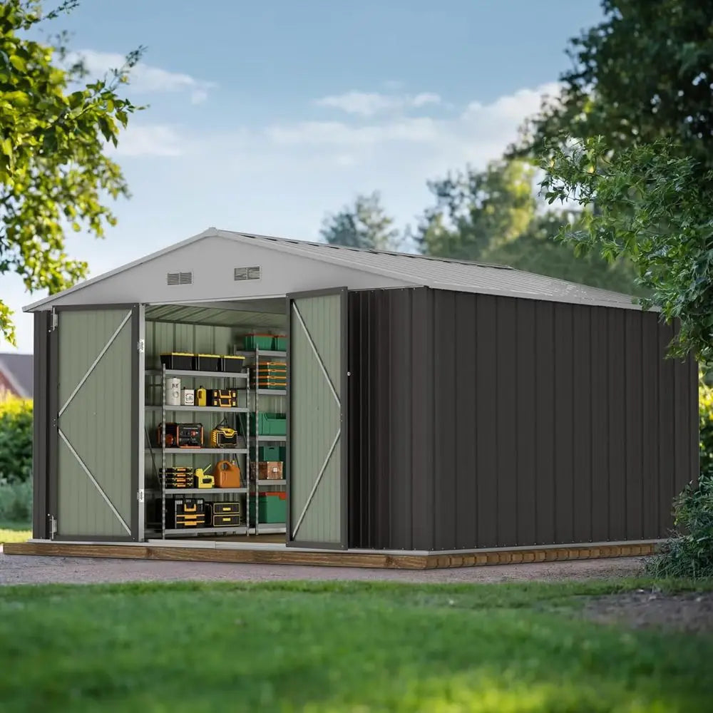 10x10 Outdoor Metal Storage Shed