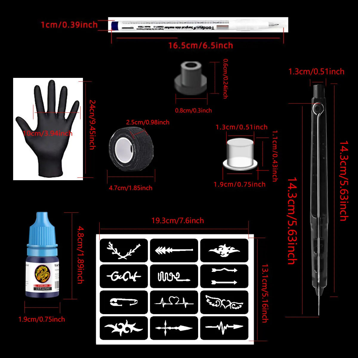 Manual Tattoo Pen Set