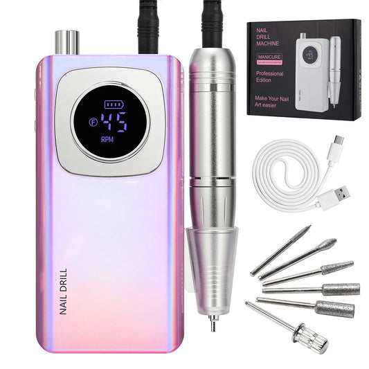 Rechargeable Electric Nail File For Acrylic Gel Nails