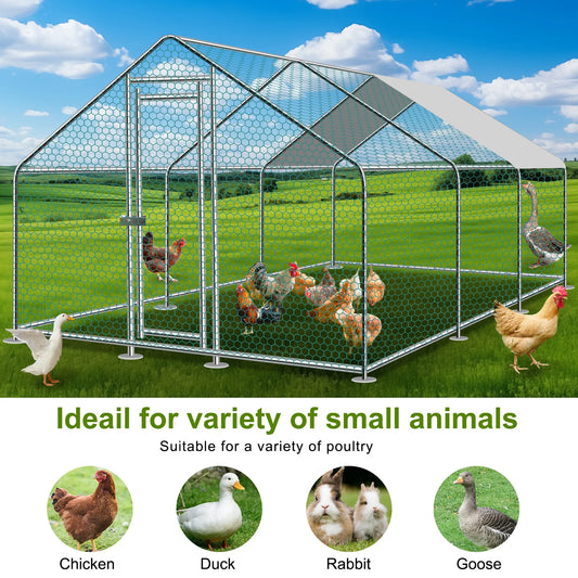Large Metal Chicken Coop