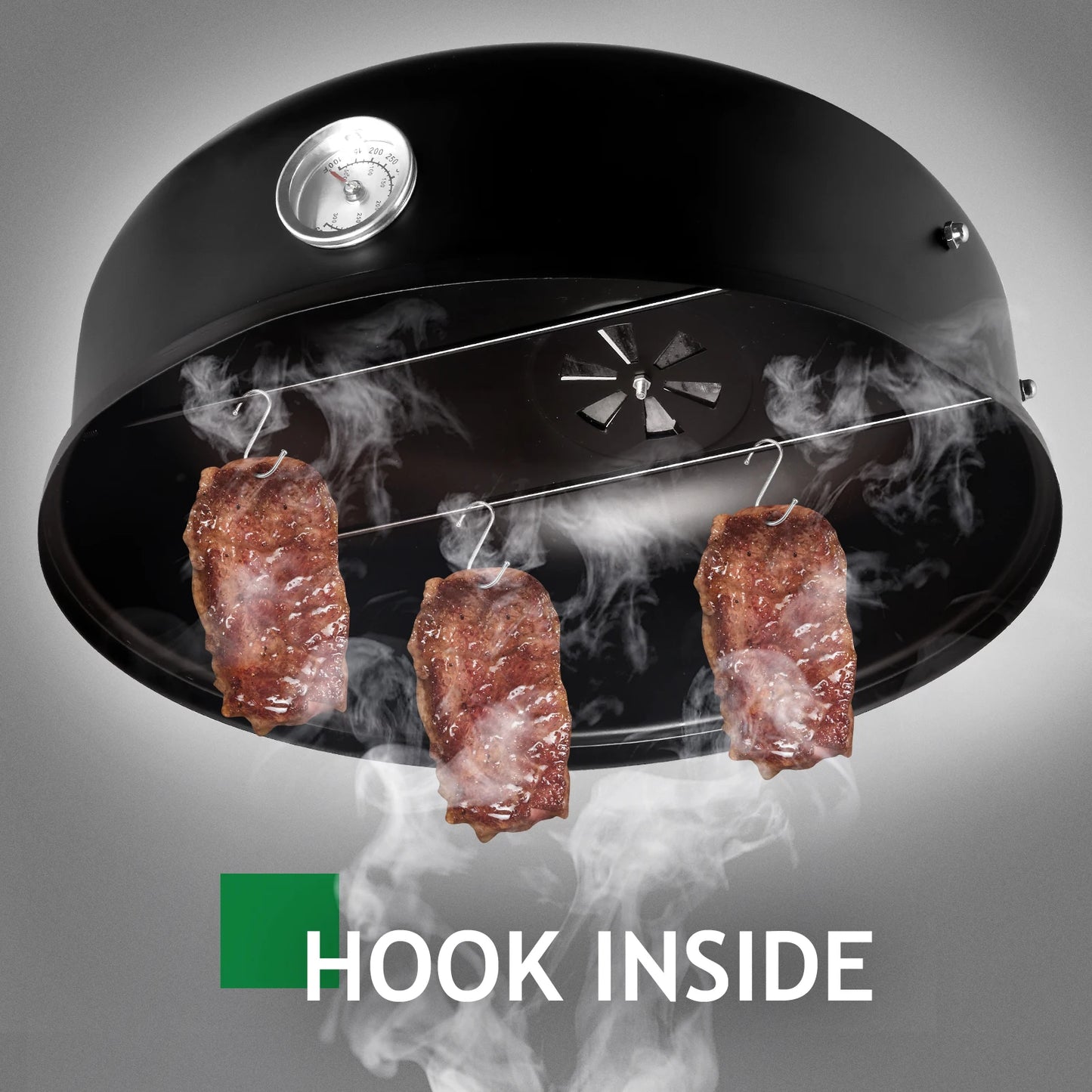 Vertical Steel Charcoal Smoker