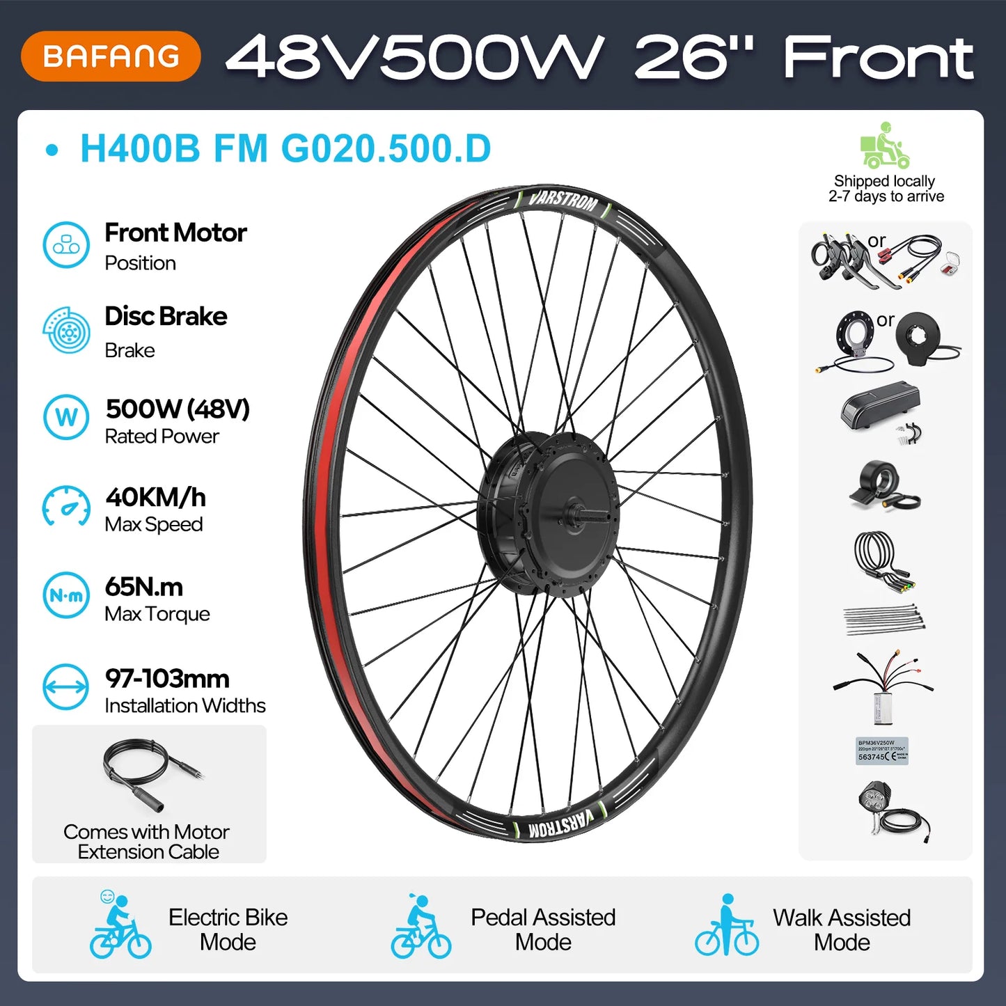 Wheel Hub Drive Electric Bike Conversion