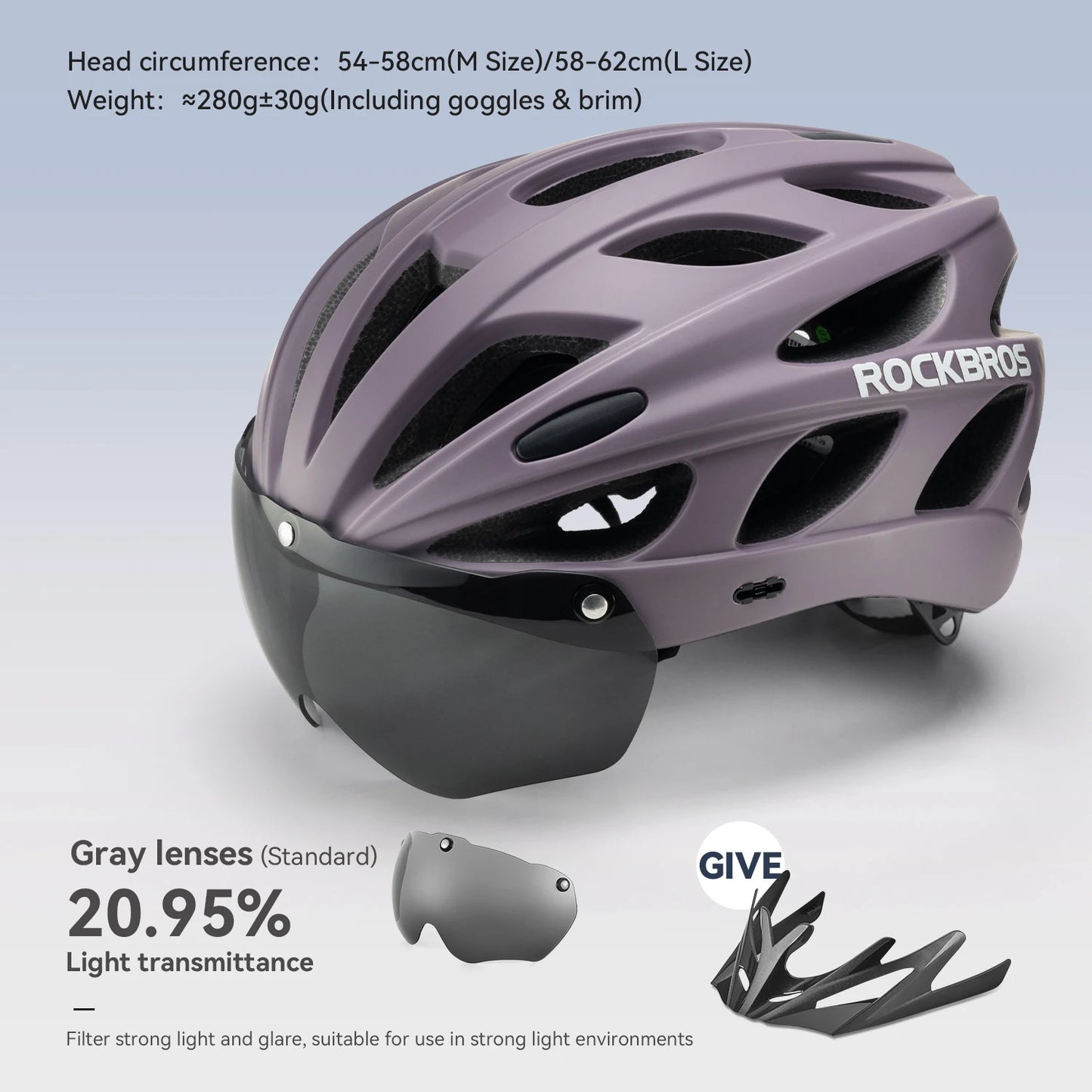Cycling Helmet With Goggles
