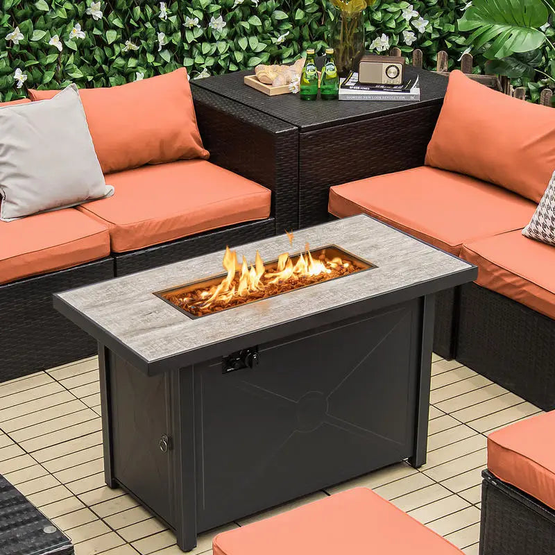 42 Inch 60000 BTU Propane Fire Pit Table