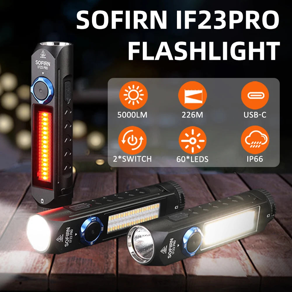 5000lm Powerful LED Flashlight