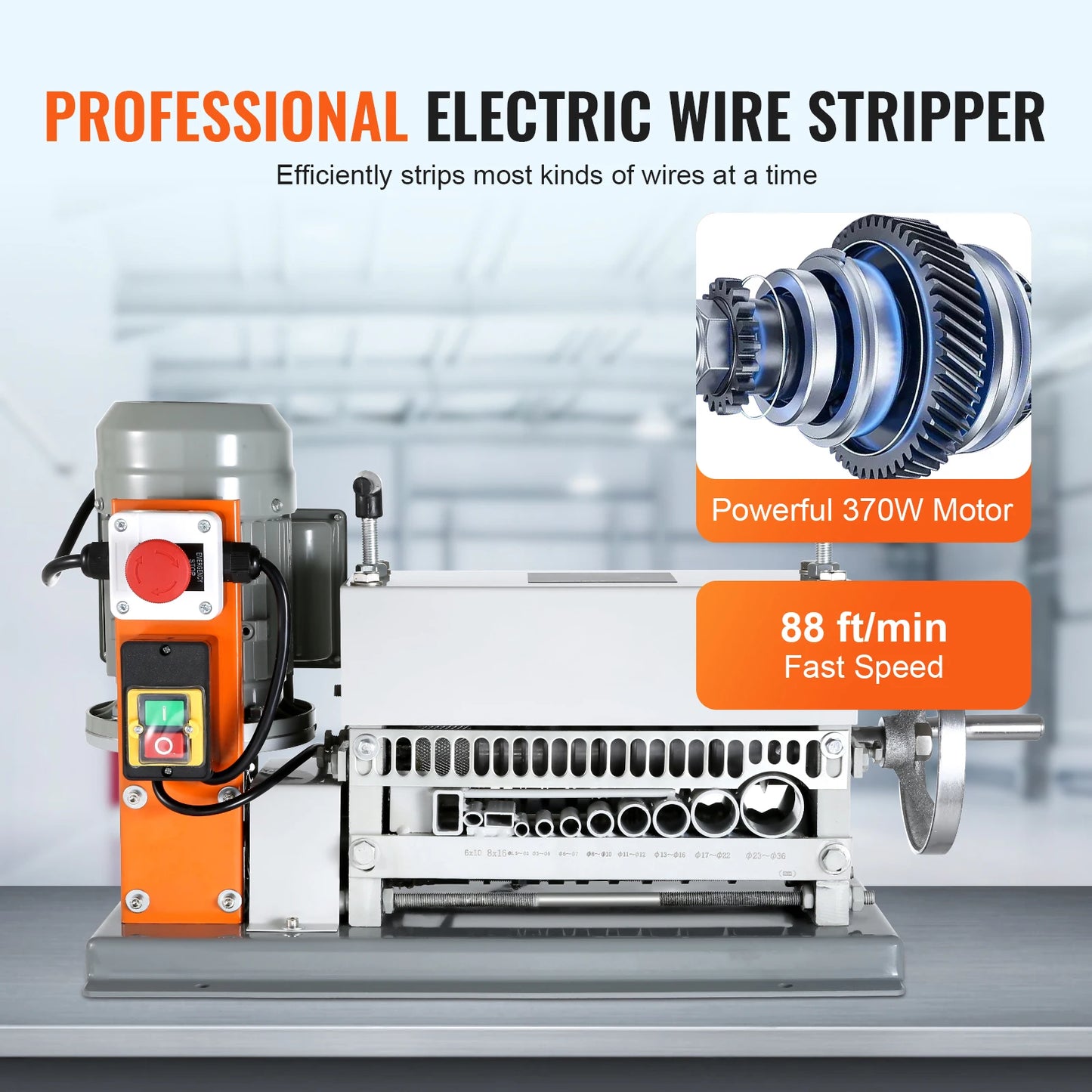 Electric/Manual Wire Stripping Machine