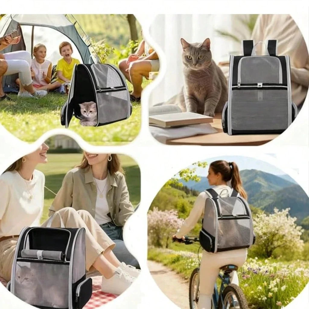 Pet Breathable Mesh Carrier Backpack