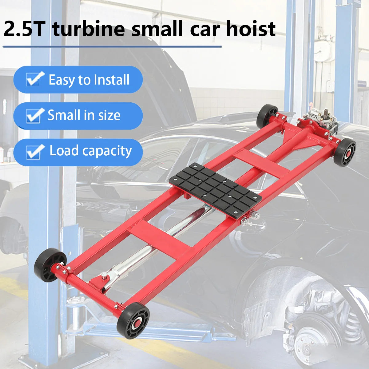Mini Car Lift 2.5 Ton Capacity