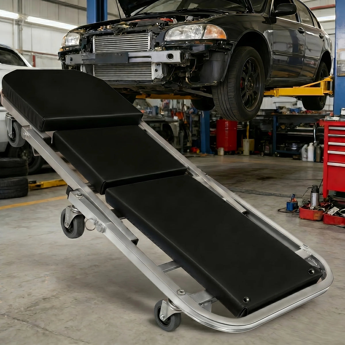 Adjustable Rolling Mechanics Seat/Creeper