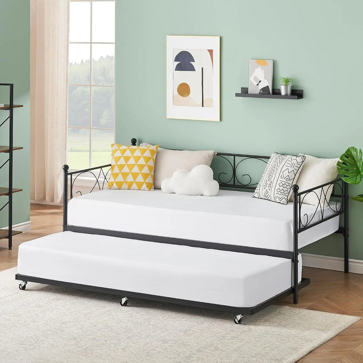 Sofa with Pull-Out Trundle Bed