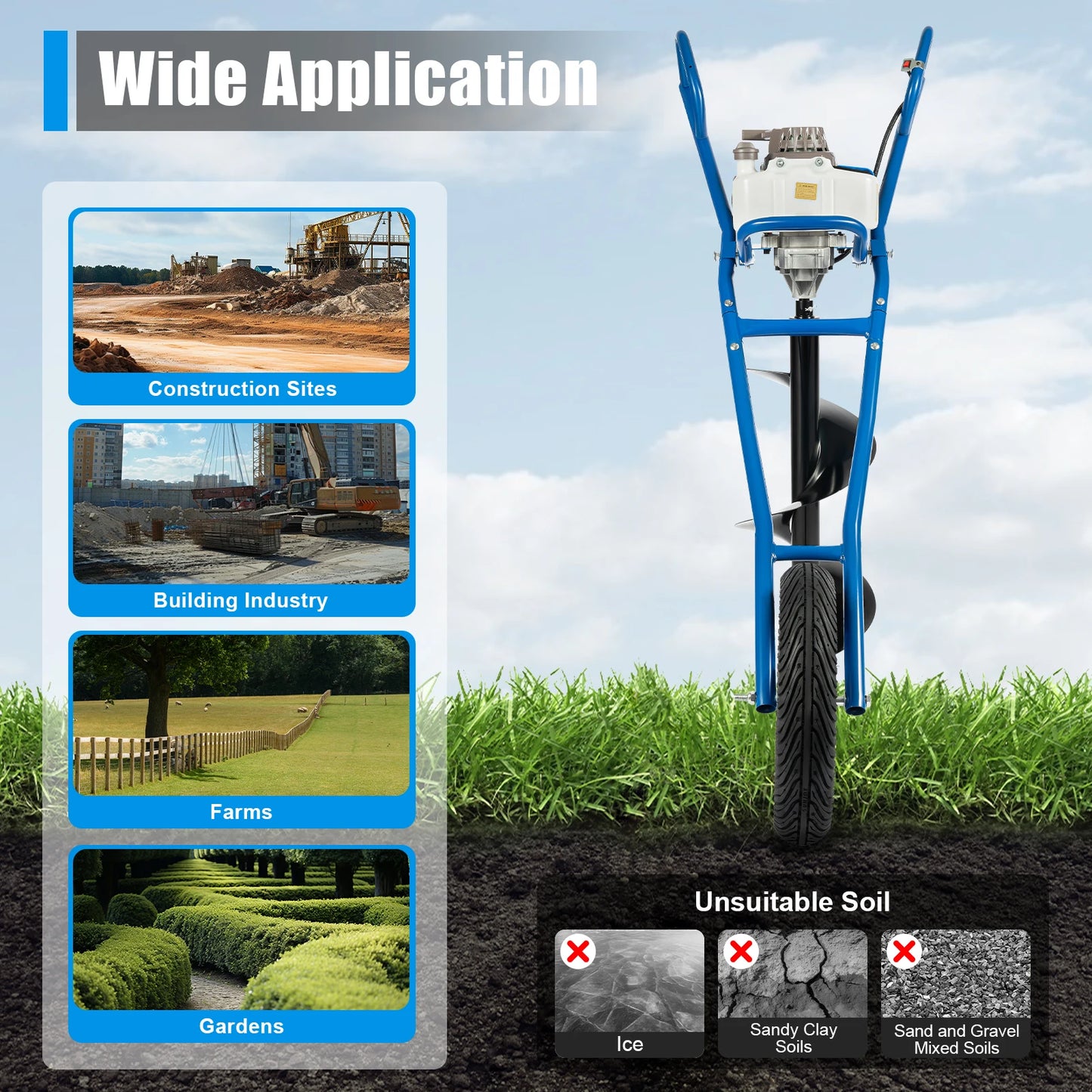 3HP Post Hole Digger
