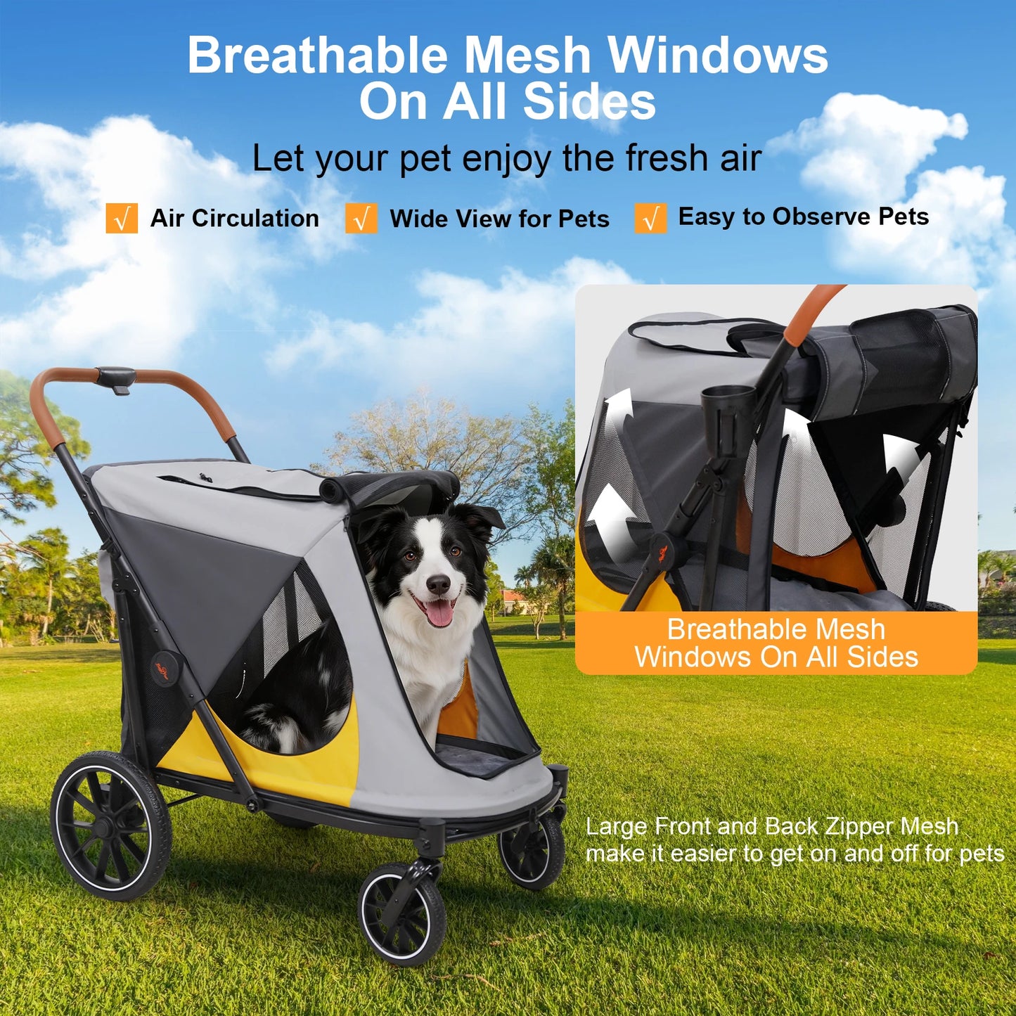 Foldable Pet Stroller
