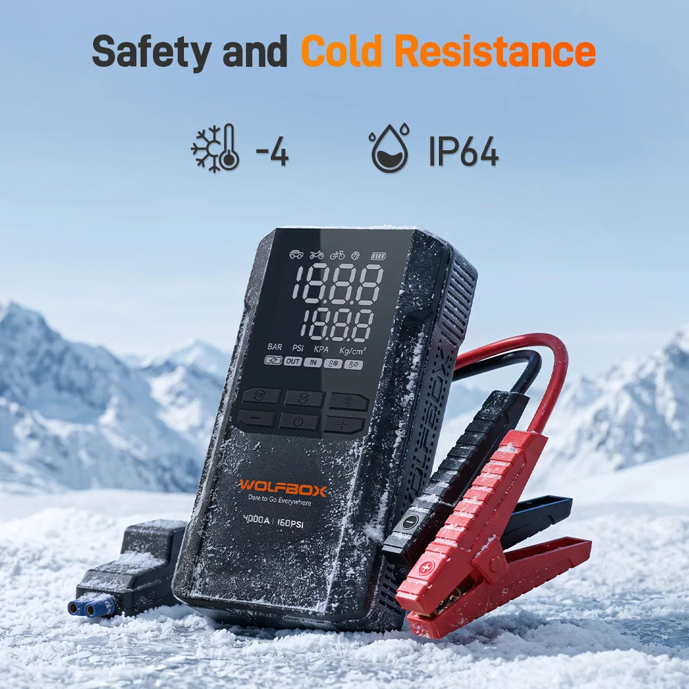 4000A Jump Starter/Air Compressor