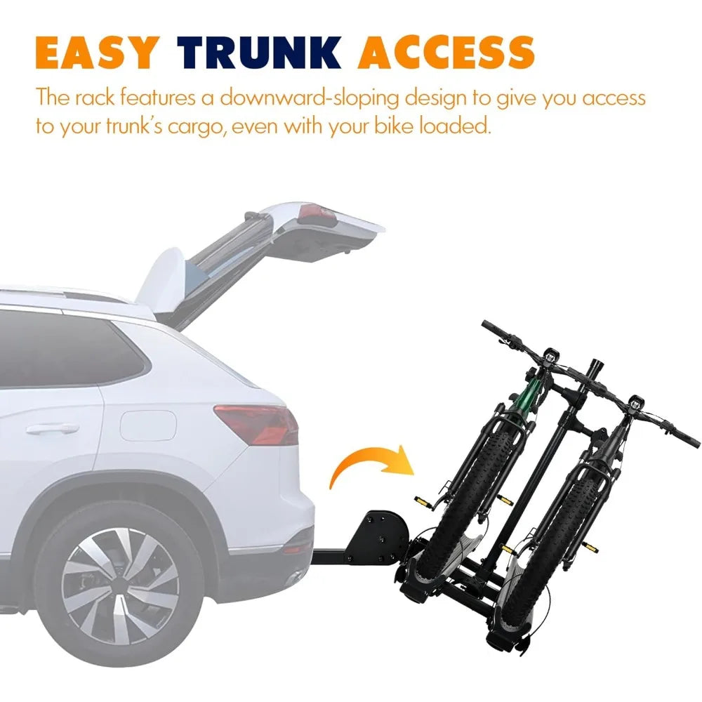 2 EBike Rack With Ramp, 200 Lbs Max