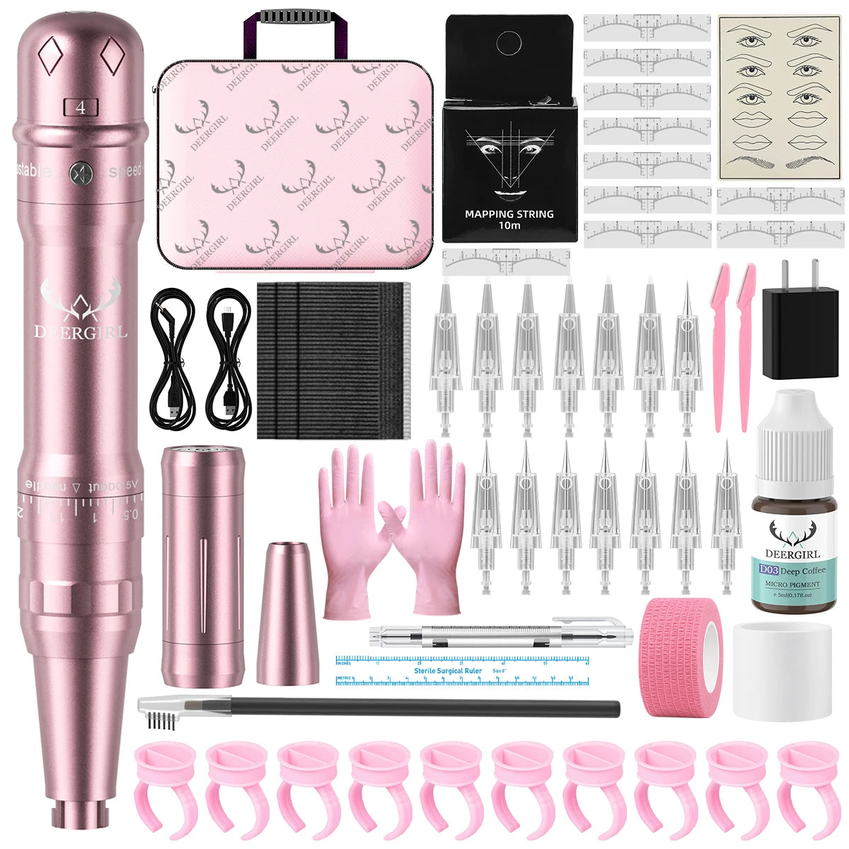 Wireless Permanent Makeup Machine Kit