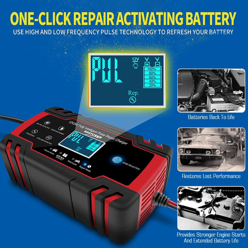 Smart Pulse Repair Battery Charger