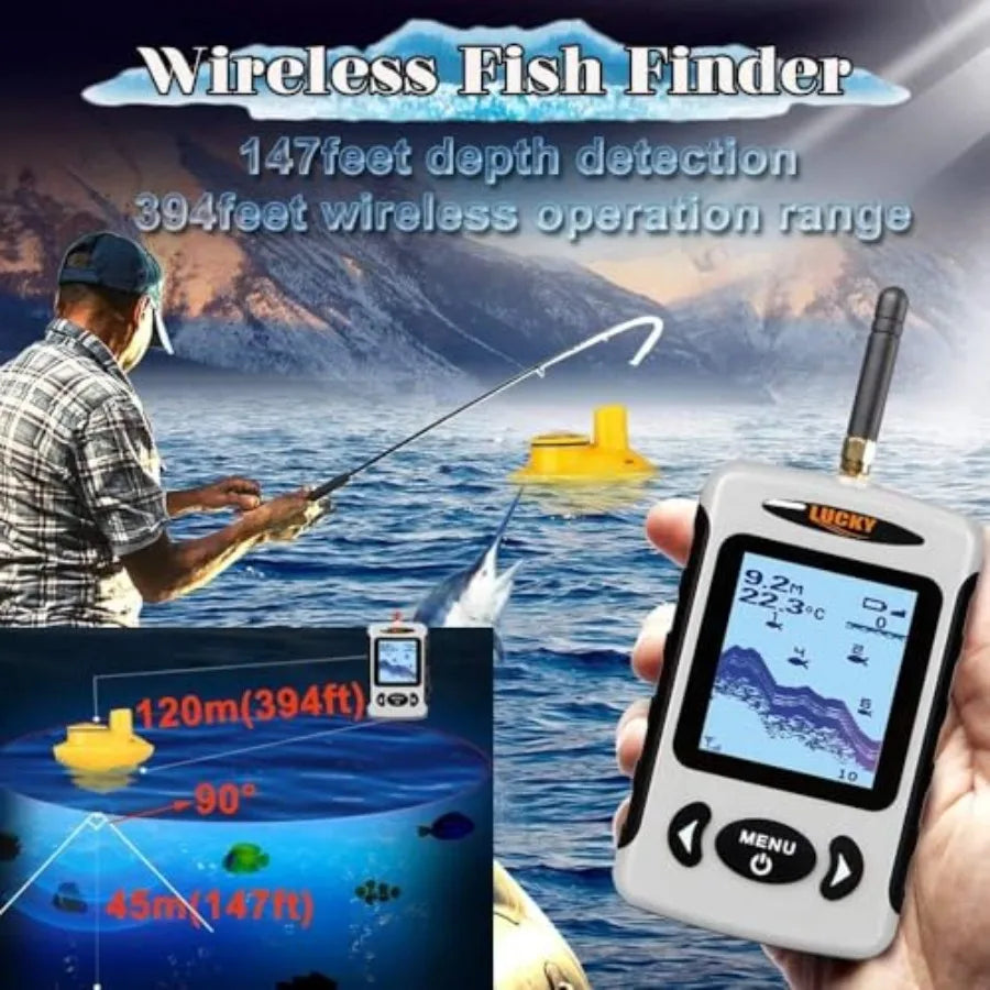 Handheld fish finder