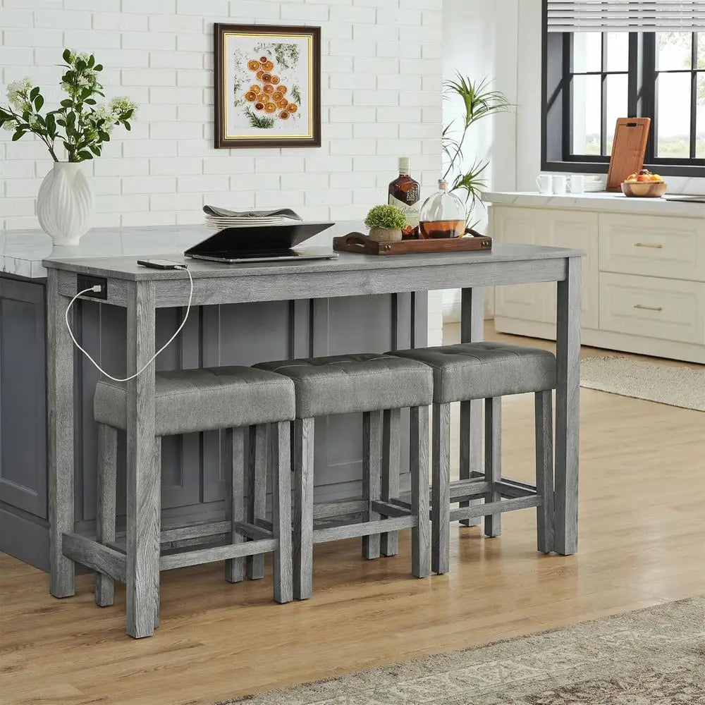 3-Person  Bar Table Set