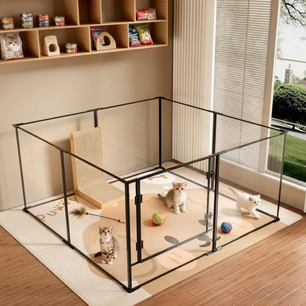 Tall Acrylic Puppy Playpen