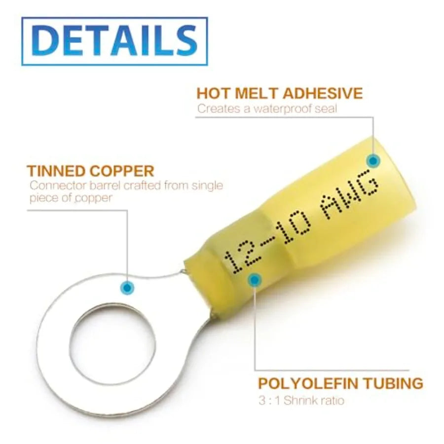 Heat Shrink Wire Connectors Electrical Kit