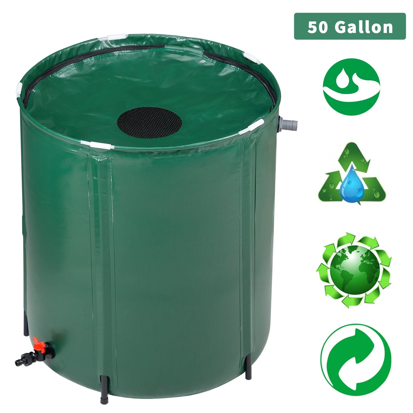 50 Gallon Collapsible Rain Barrel