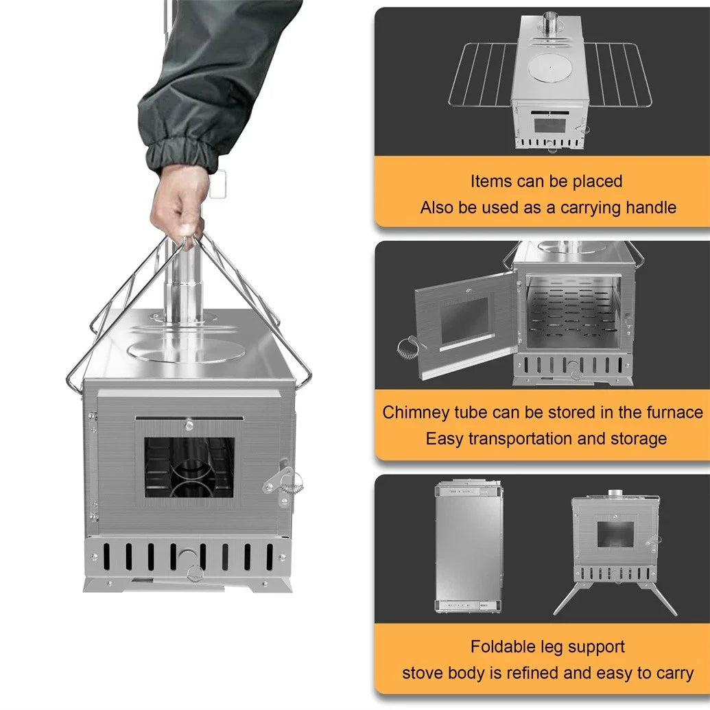 Hot Tent  Wood Burning Stove