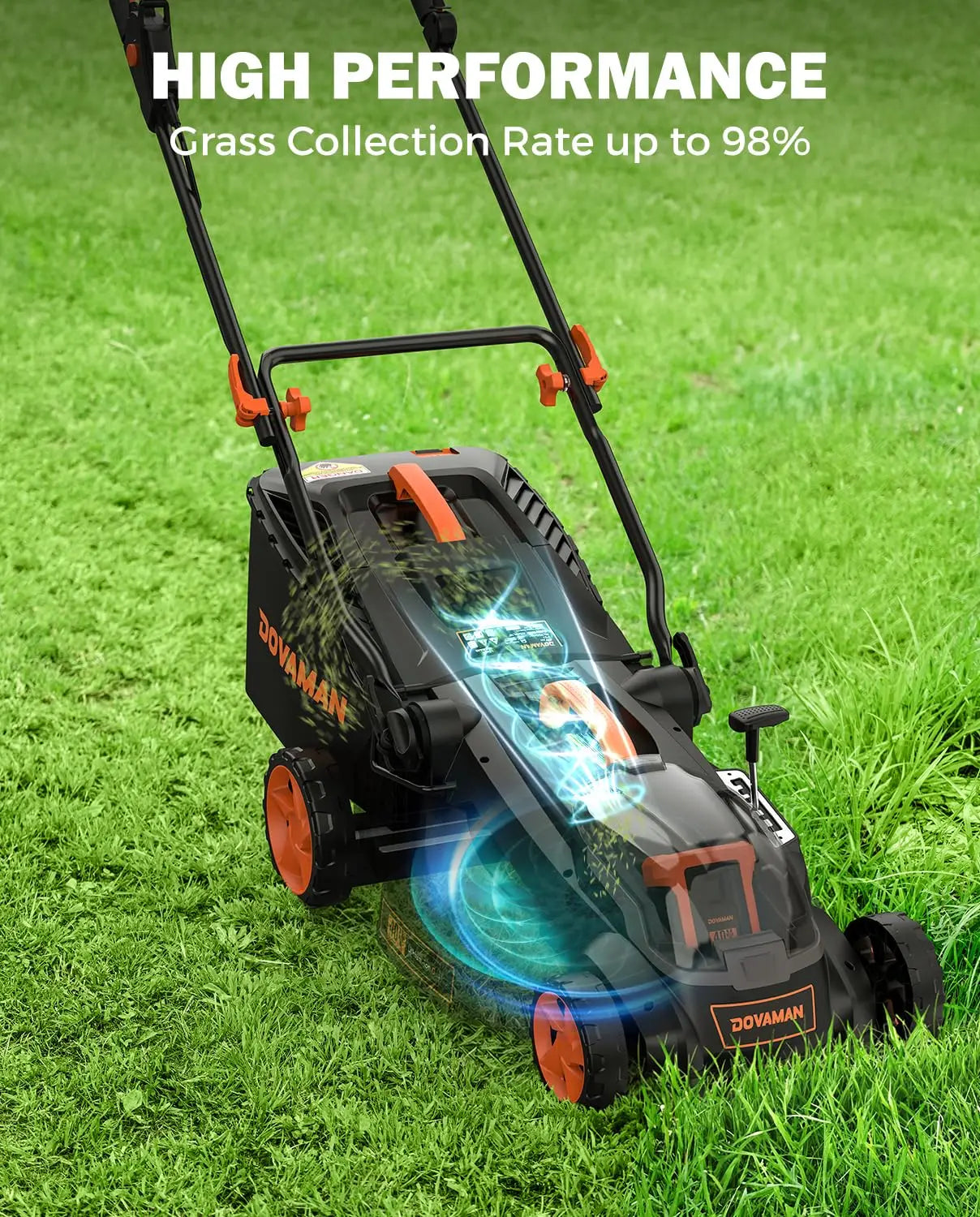 40V Brushless Lawn Mower, 16" Deck