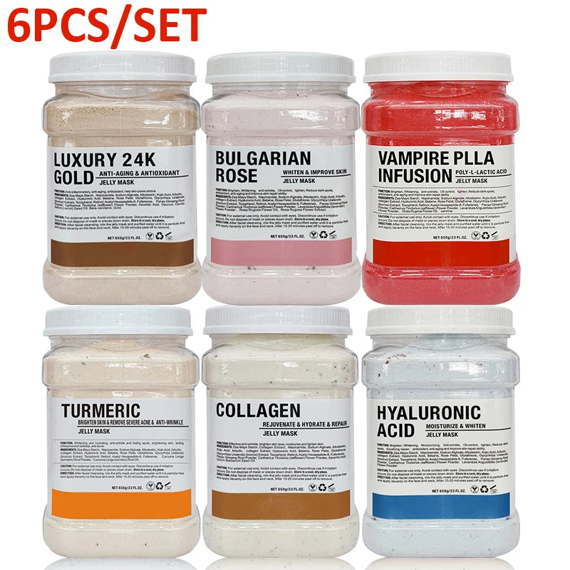 6PCS Jelly Mask Facial