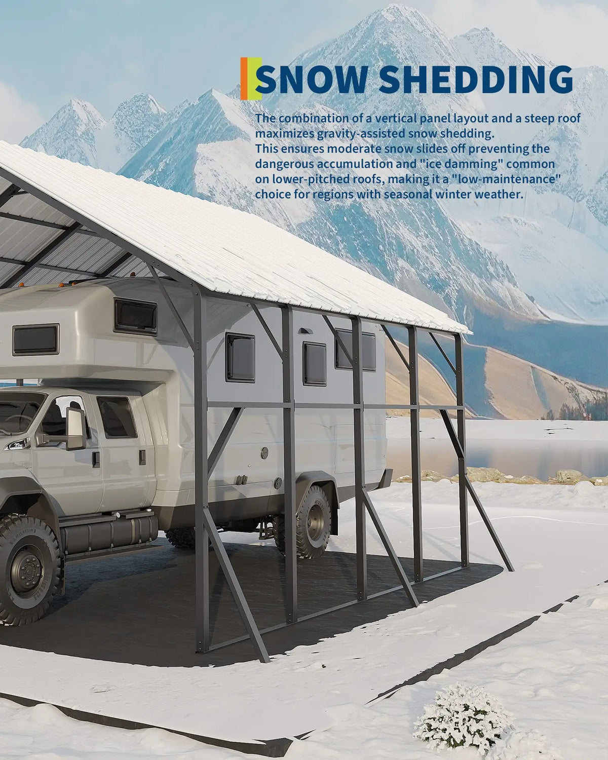 20x20 ft Metal Carport