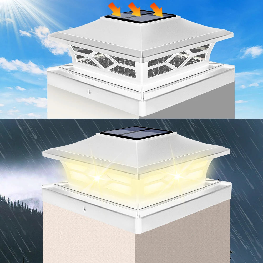 Solar Post Cap Light