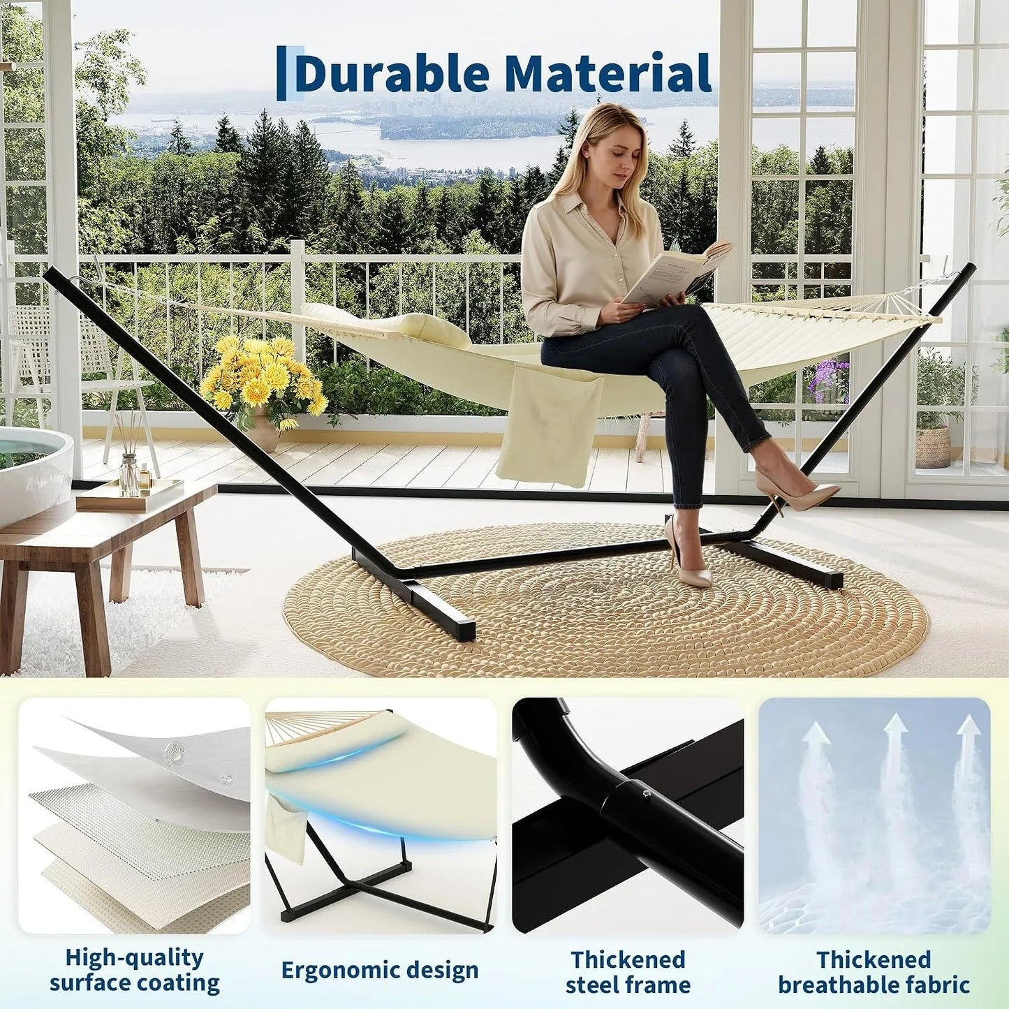 2-Person Hammock with Stand