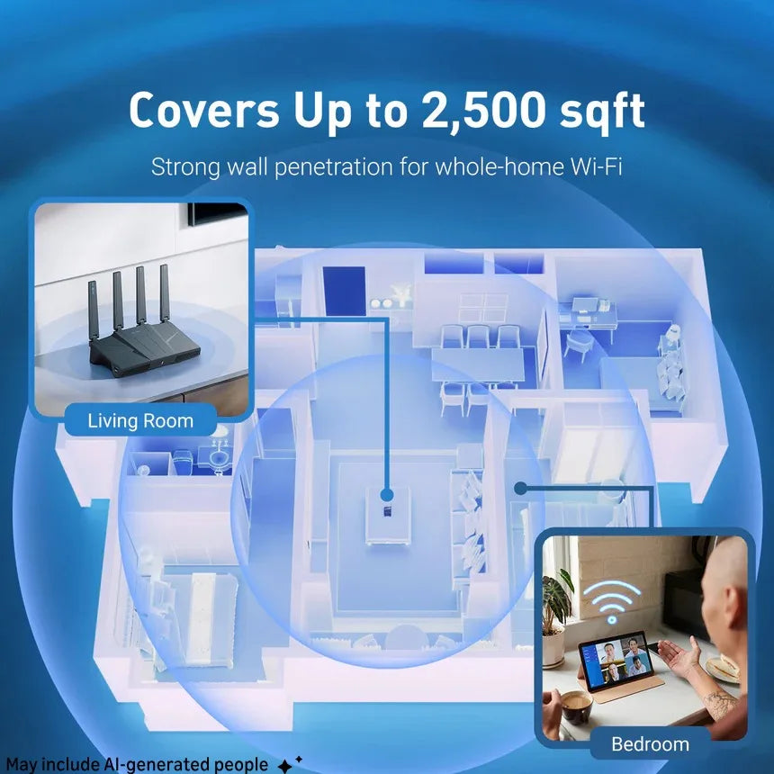 Dual-band WiFi 7 Home Router