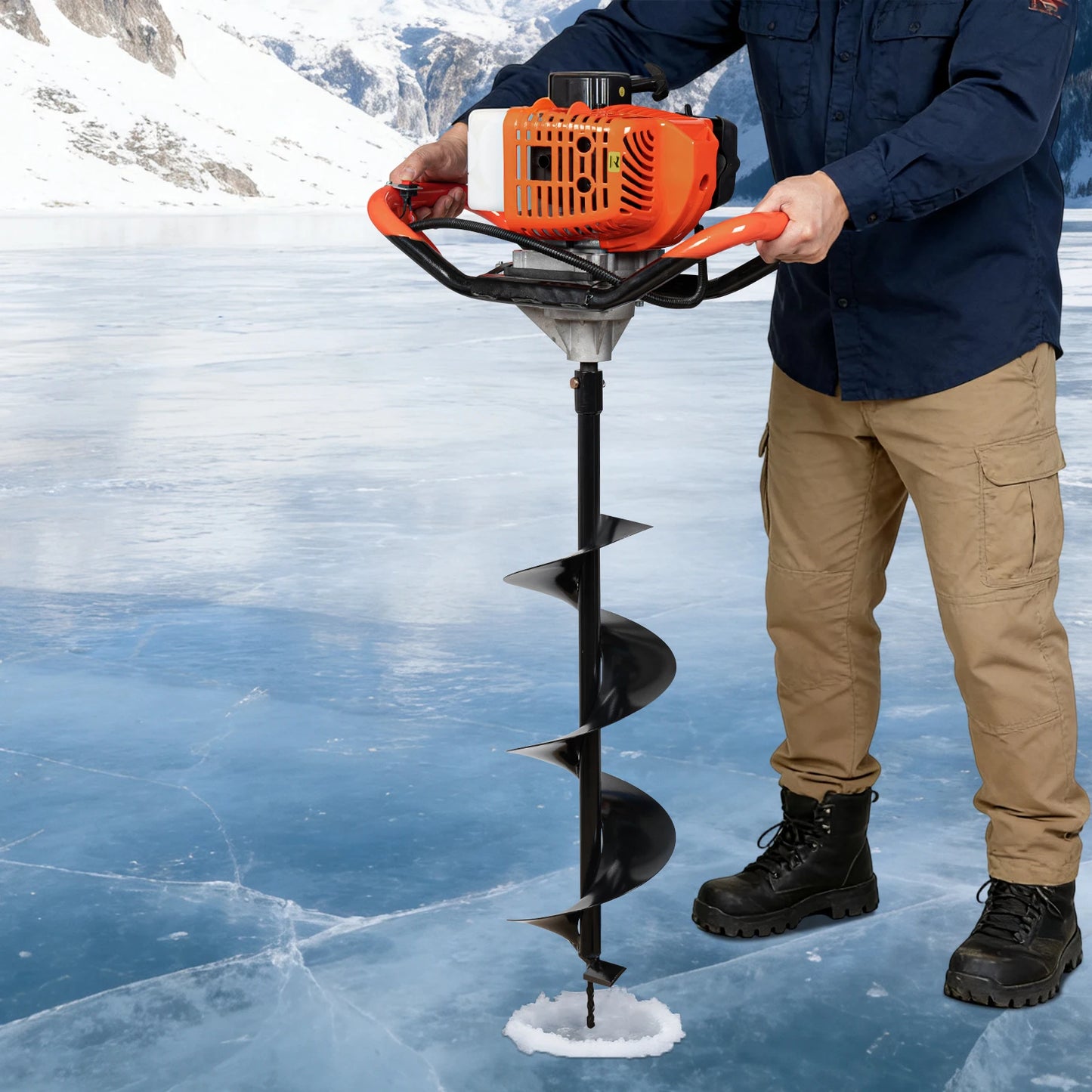 2.3HP Gas Powered Post Hole Digger – 52cc