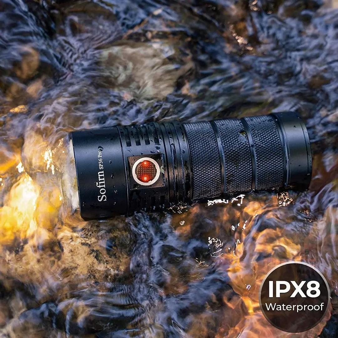 8000lm Powerful LED Flashlight