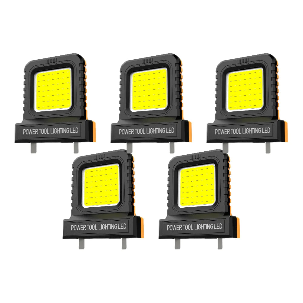 LED Work Light for Makita,Milwaukee,Dewalt,Bosch ,20V-21V Li-ion Battery
