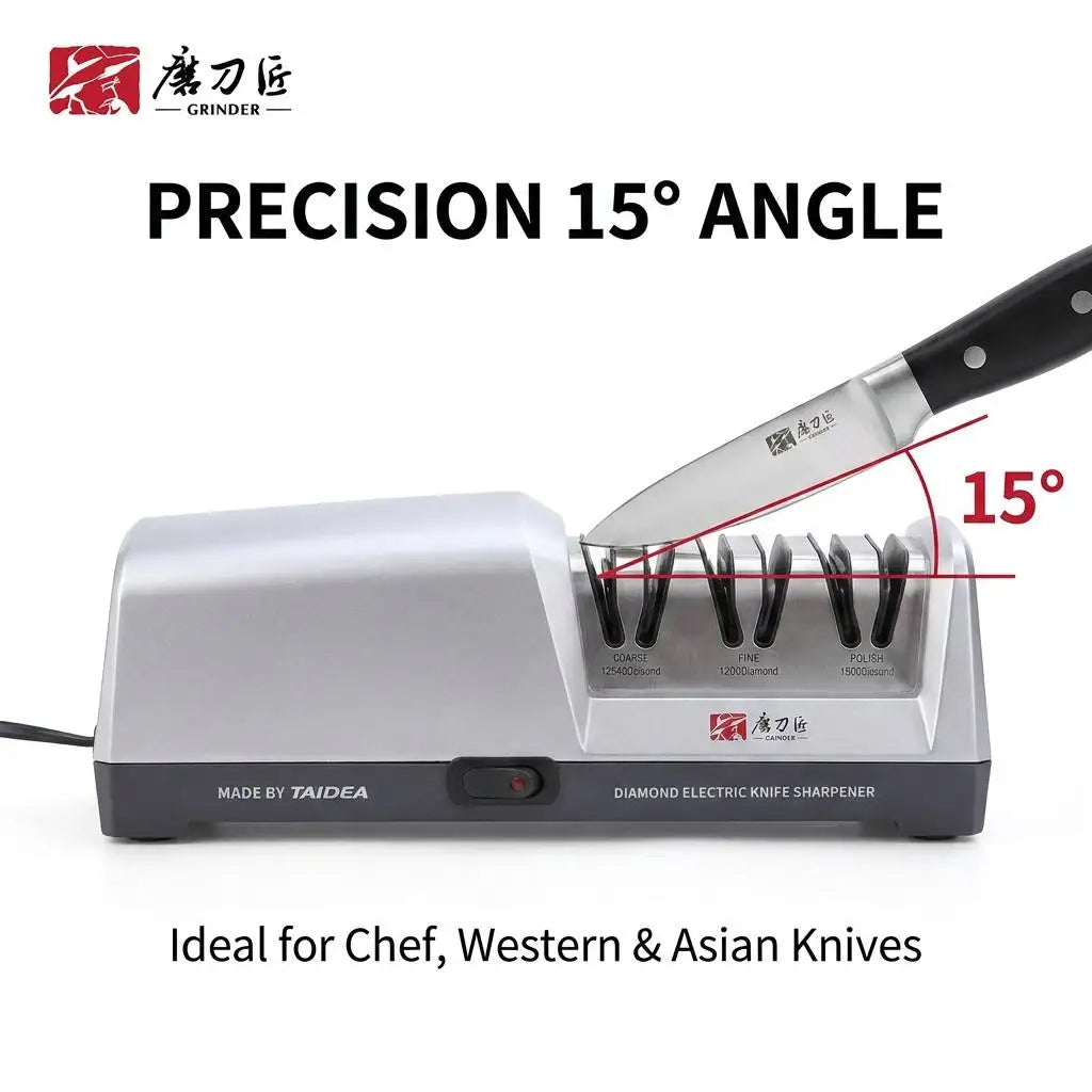 3-Stage Electric Diamond Knife Sharpener