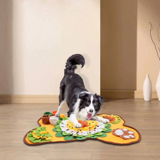Dog Feeding Mat with Embedded Sound Device, Interactive Smart Toy